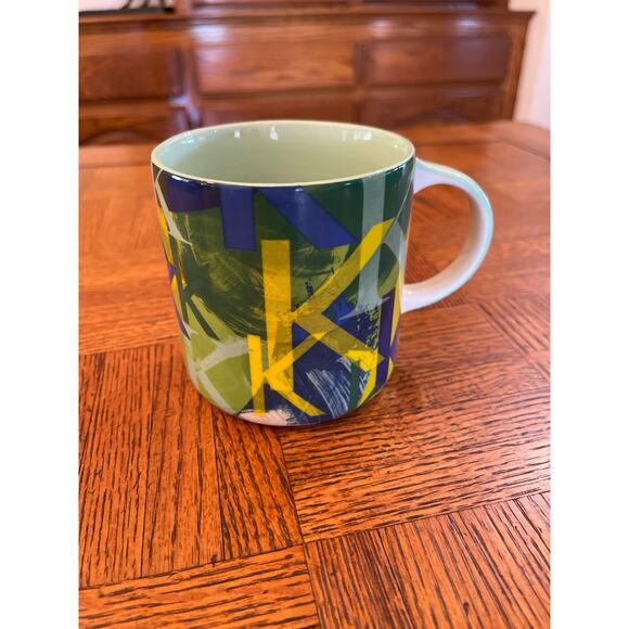 Anthropologie monogram K mug  New with imperfection - Picture 1 of 7